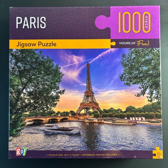 Go! Other - 2/$16 💝 Paris Eiffel Tower Jigsaw Puzzle 1000 pieces